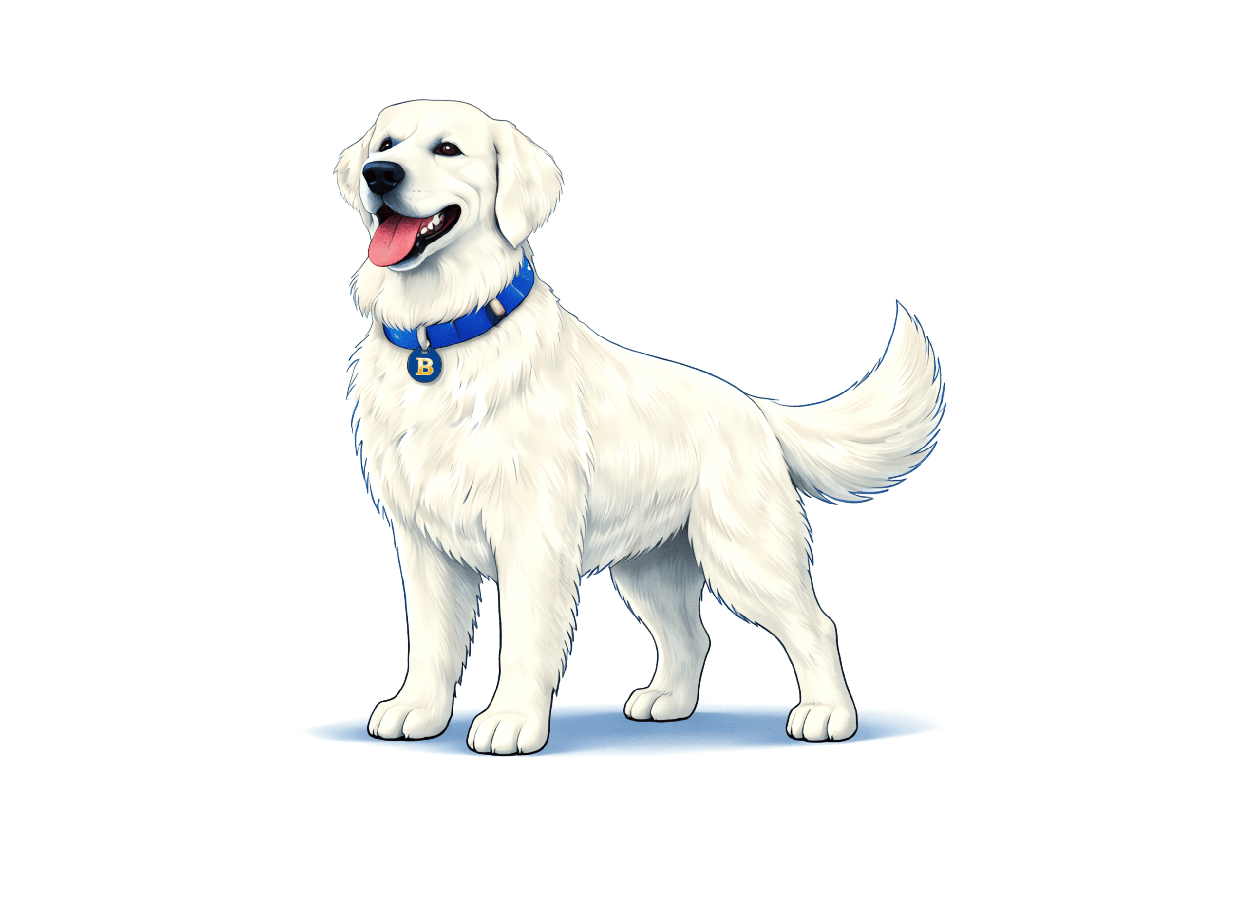 Blues Heating and Air company dog